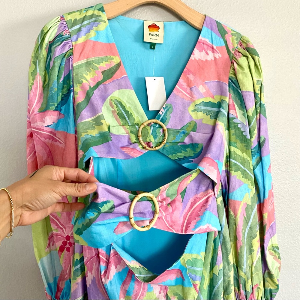FARM RIO Summer Vacay Vibes Tropical dress